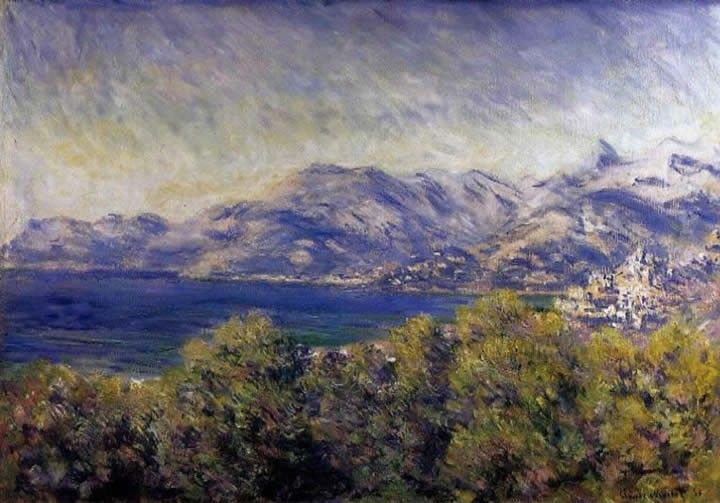 Claude Monet View of Ventimiglia
